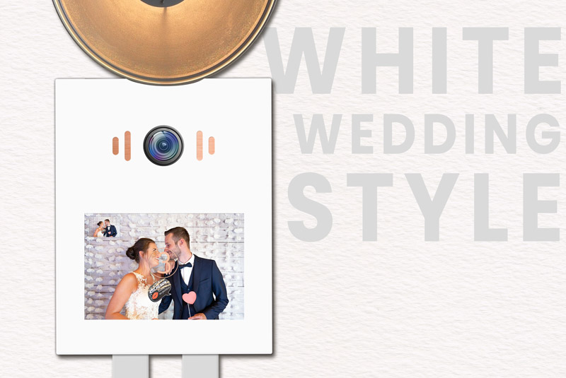 White Wedding Style Fotobox